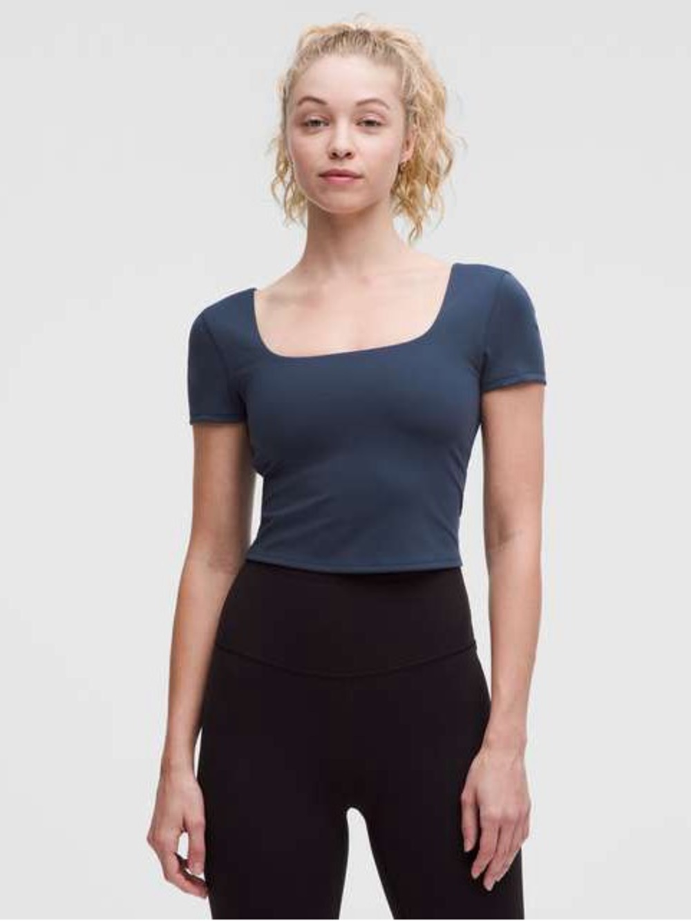 Wunder Under SmoothCover Square-Neck T-Shirt